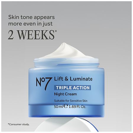 No7 Triple Action Night Cream Scented | Walgreens