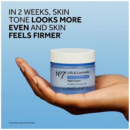 No7 Lift & Luminate Triple Action Night Cream | Walgreens