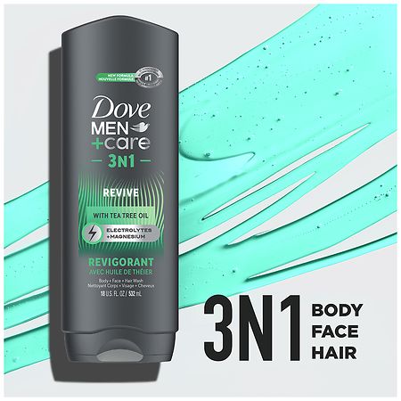 Dove Men+Care Extra Fresh Three in One Cleanser for Body Face and