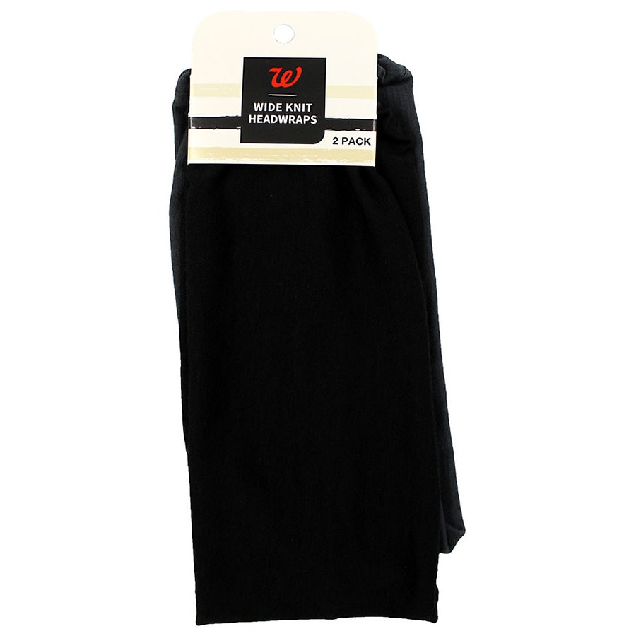 Walgreens Black/Grey Wide Headwraps | Walgreens