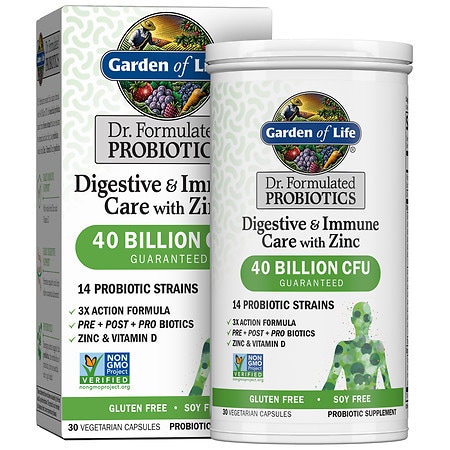 Garden of Life Dr. Formulated Digestive & Immune + Zinc
