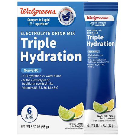 Walgreens Electrolyte Drink Mix Triple Hydration