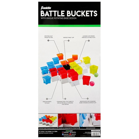 Franklin Sports Battle Buckets Pong Game