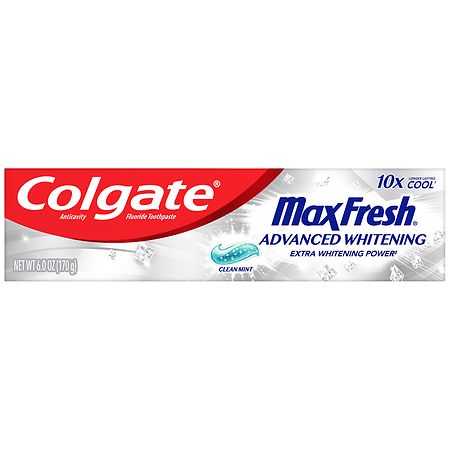 Colgate MaxFresh Advanced Whitening Toothpaste Clean Mint