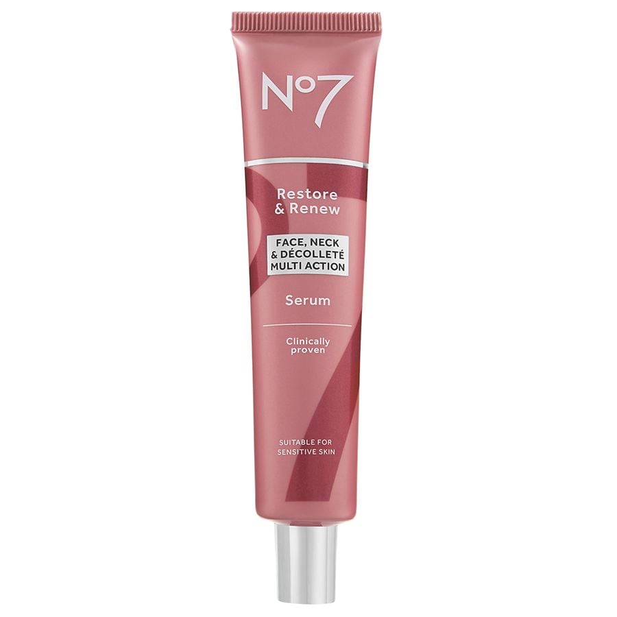 No7 Restore & Renew Face & Neck Multi Action Serum | Walgreens