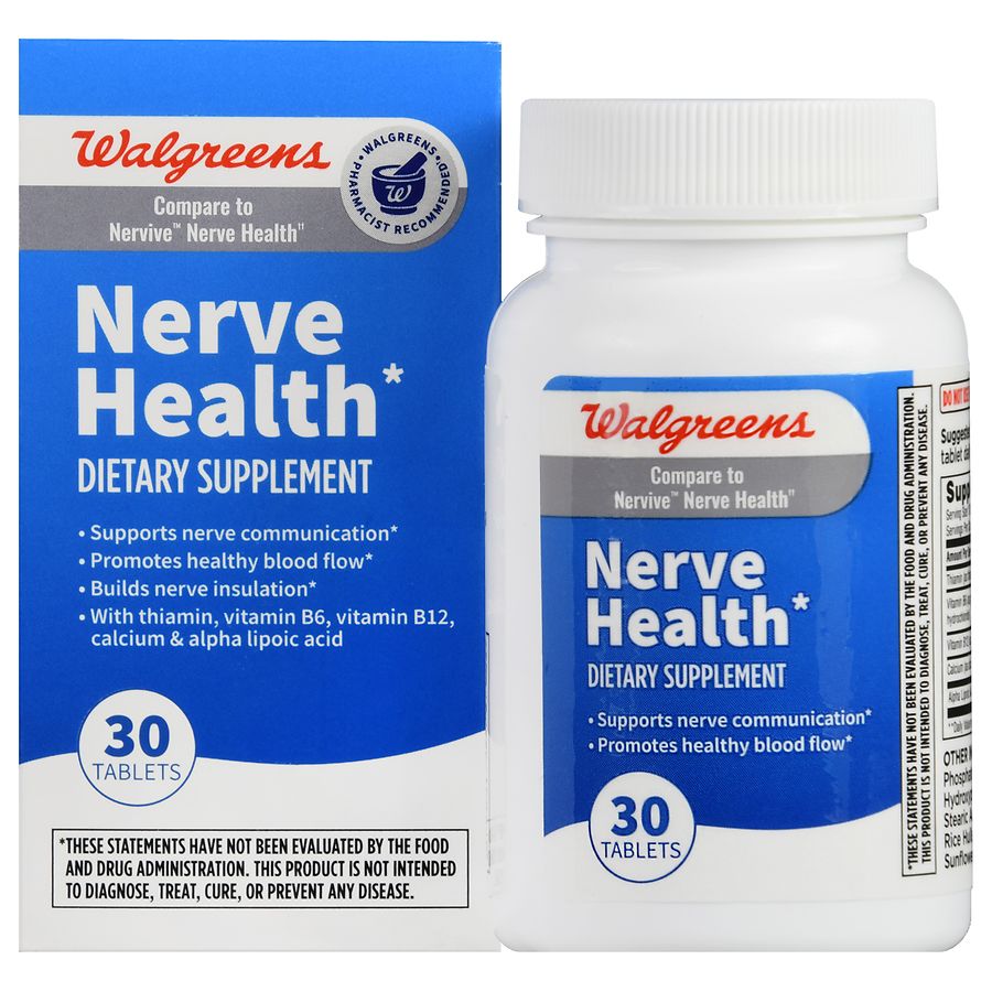 Walgreens Nerve Health Tablets | Walgreens