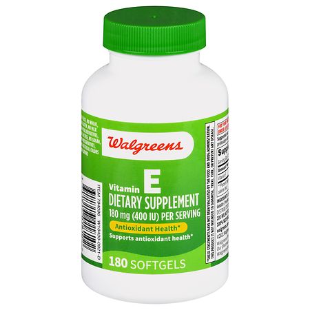 Walgreens Vitamin E 180 mg Softgels