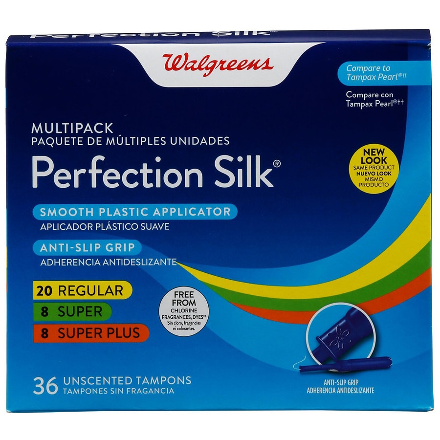 Walgreens Perfection Silk Tampons Unscented