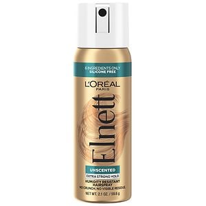 Image of L Oreal Paris Elnett Satin Extra Strong Hold Light Hairspray  Unscented  2.2 oz