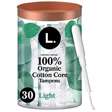 L. Organic Cotton Tampons Unscented