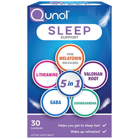 Qunol Sleep Support 5 In 1 Capsules