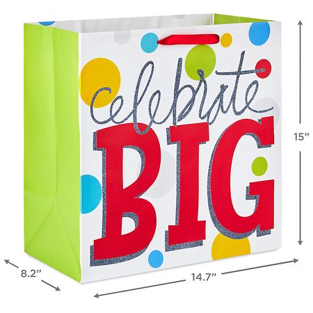 Save on Hallmark Large Gift Bag Happy Birthday with Tissue Paper Order  Online Delivery