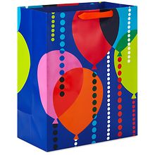 Hallmark Gift Bag, Colorful Balloons Large Blue | Walgreens