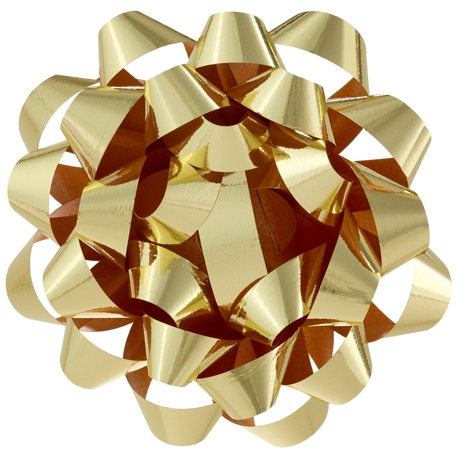 Berwick Small Gold Gift Wrap Bows 300 Pieces 1.25 Inches