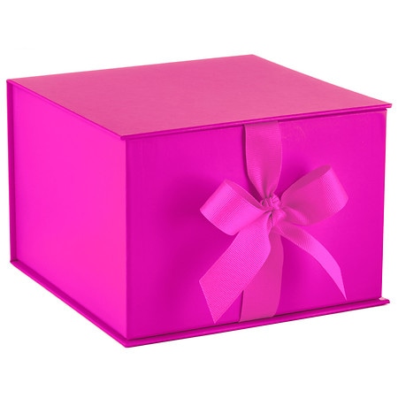 Hallmark Large Gift Box With Shredded Paper Filler, Hot Pink
