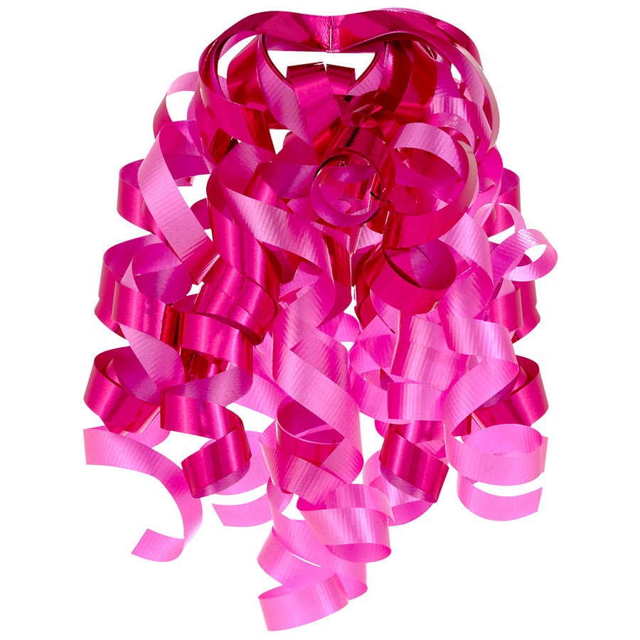 1/8 Inch Pink Iridescent Pull Bow Ribbon, Gift Wrapping and Floral,  Wholesale Ribbon and Bows