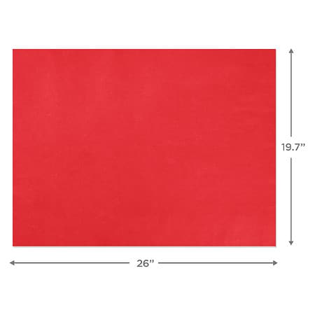 Red And Black Tissue Paper, 8 Sheets