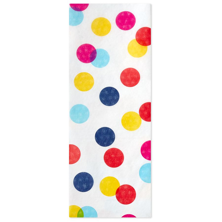 Warm Multicolor Happy Birthday Tissue Paper, 4 sheets - Tissue - Hallmark