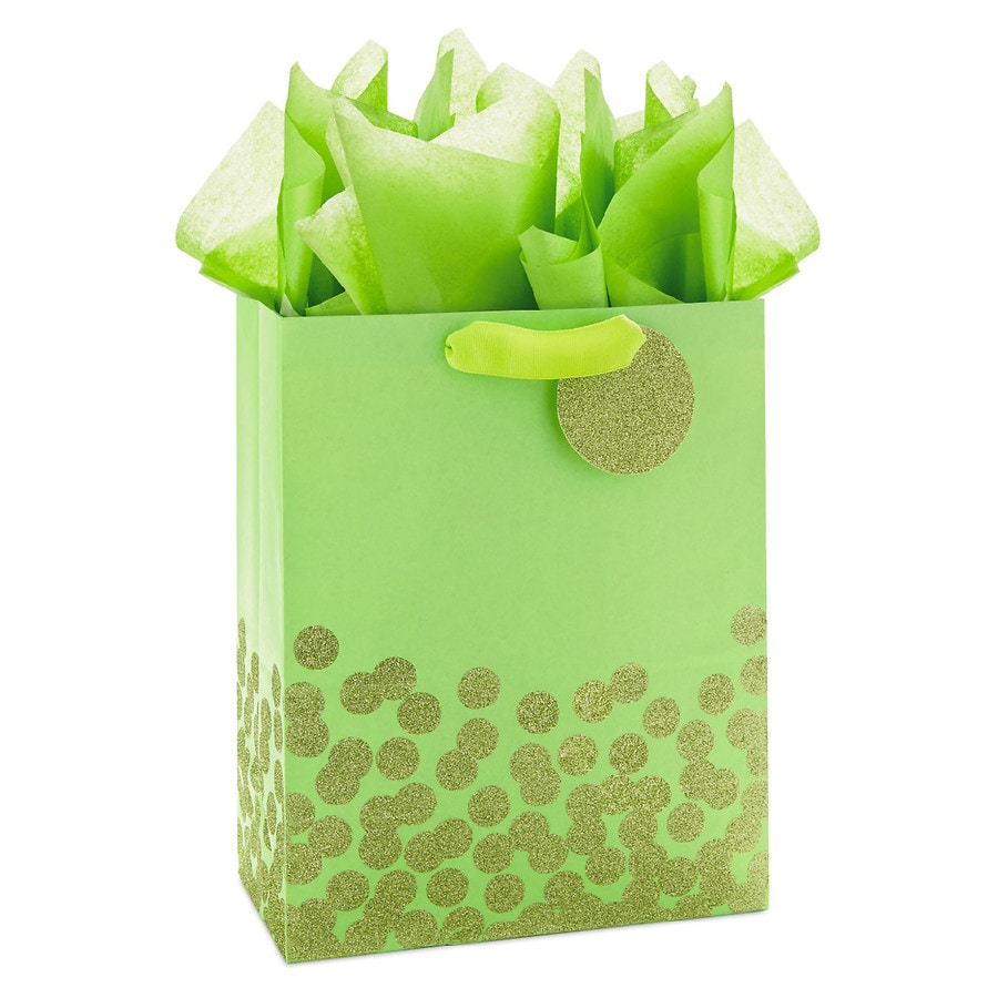 1PC Green Kraft Paper Gift Bag Paper Bags Birthday Wedding for Gifts with  Handle Wedding Party Gift Bags Christmas Package Bags