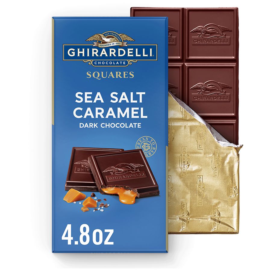 Ghirardelli Squares Dark Chocolate & Sea Salt Caramel