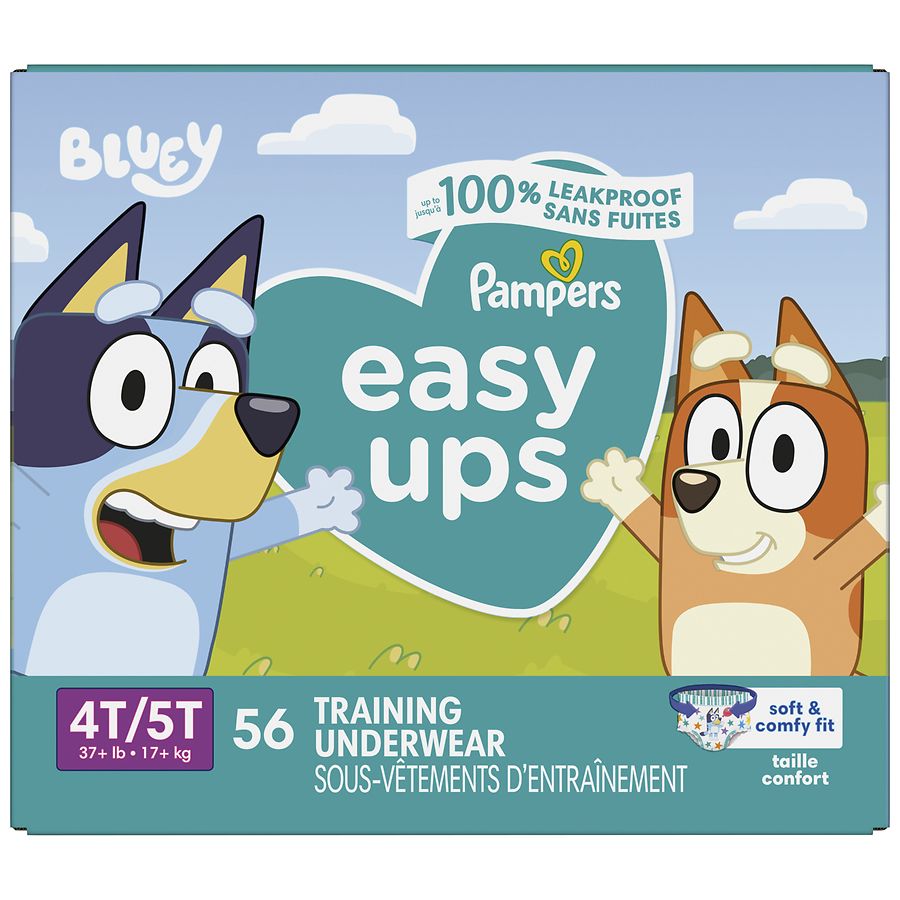Pampers Easy Ups Training Underwear Boys Size 4 2T-3T 112 Count - 112 ea