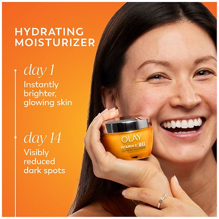 Olay Vitamin C Max Face Moisturizer, Brightening Cream for Women Citrus |  Walgreens