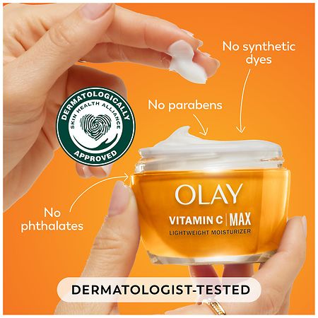 Olay Vitamin C Max Face Moisturizer, Brightening Cream for Women Citrus |  Walgreens