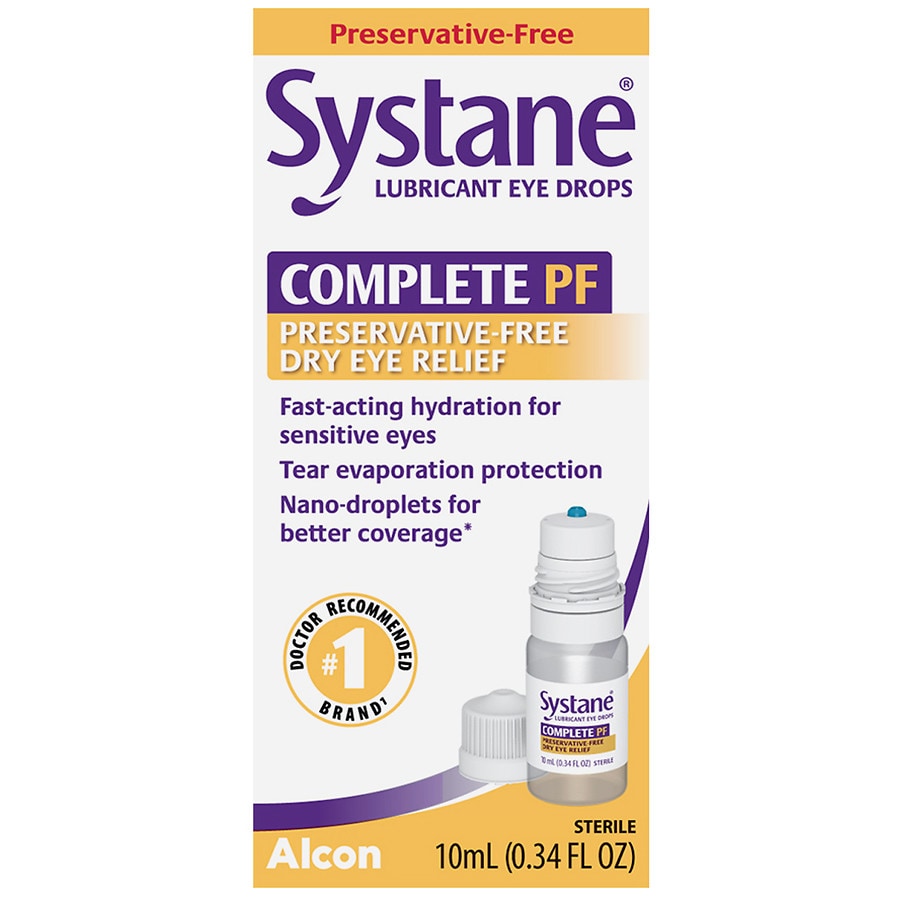 Systane Complete Preservative Free Lubricant Eye Drops Walgreens