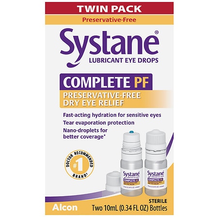 Systane Complete Preservative Free Lubricant Eye Drops