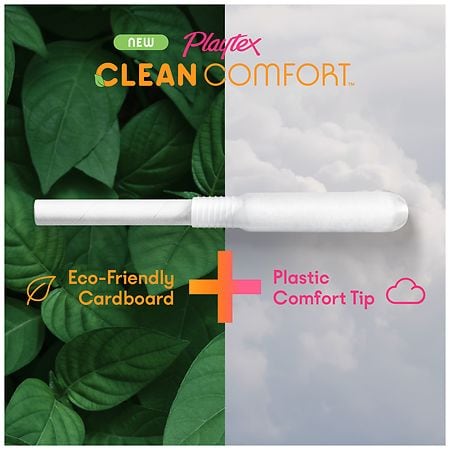Walgreens Organic Cotton Plastic Applicator Tampon Unscented, Regular  Absorbency