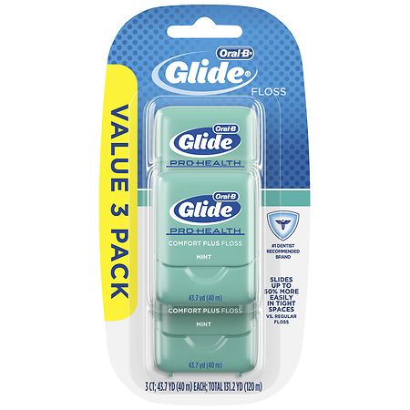 Oral-B Glide Pro-Health Comfort Plus Dental Floss, Extra Soft Mint