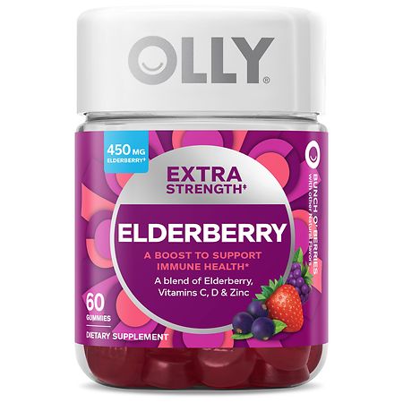 OLLY Extra Strength Elderberry Bunch O'Berries With Other Natural Flavors