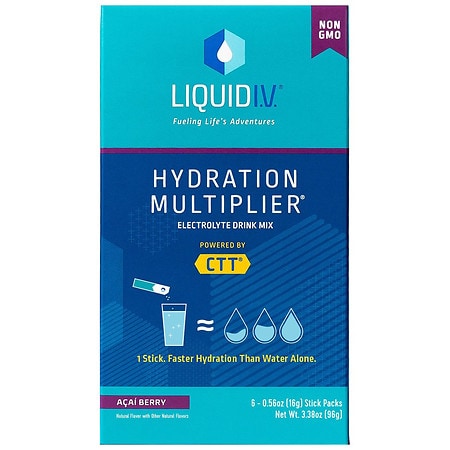 Liquid I.V. Hydration Multiplier Electrolyte Drink Mix Acai Berry