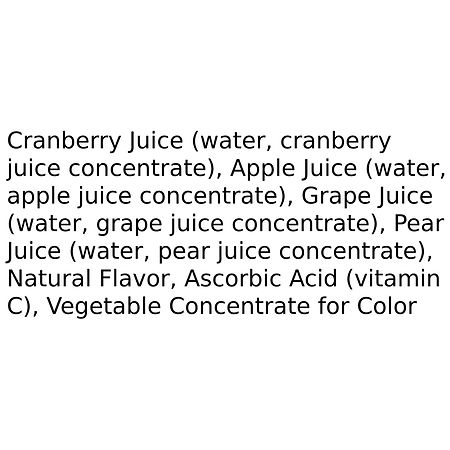 Ocean Spray 100% Juice, Cranberry