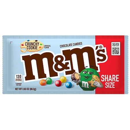 M&M's Peanut Butter Share Size Chocolate Candies - 2.83oz