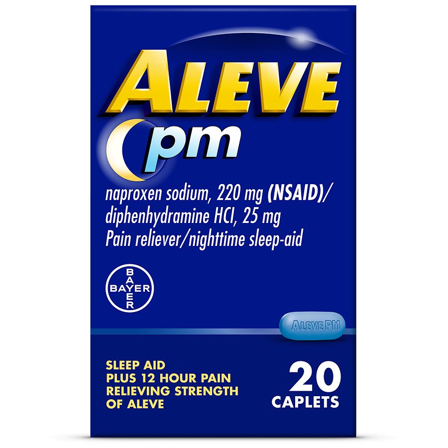 Aleve® (naproxen sodium) Caplets - Powerful 12-Hour Pain Relief