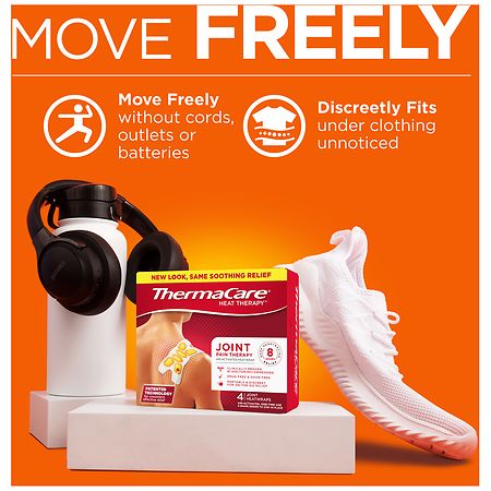 ThermaCare HeatWraps Multi-Purpose Advanced Joint Pain Therapy 4 Ct