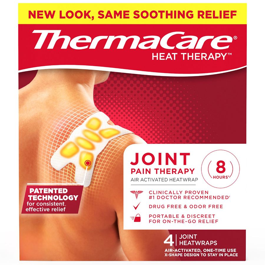 ThermaCare Neck Pain Therapy, Wrist & Shoulder Pain Relief Heat Wraps - 3  ct