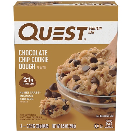 Quest Nutrition Chocolate Chip Cookie Dough Protein Bars