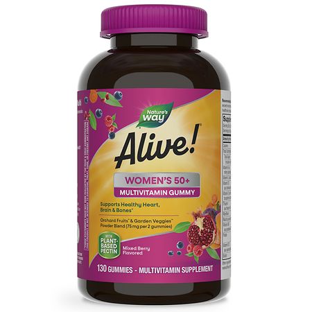 Alive! Women's 50+ Multi-Vitamin Gummies
