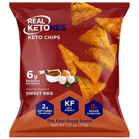 Real Ketones Keto Chips Sweet BBQ