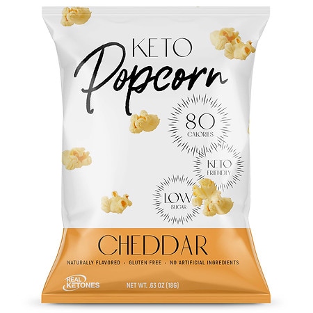 Real Ketones Keto Popcorn Cheddar