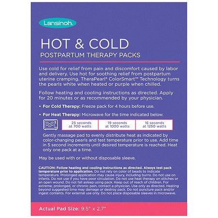Postpartum Hot and Cold Therapy Packs