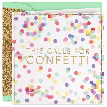 UPC 726528421690 product image for Hallmark Signature Congratulations Card, Confetti - 1.0 ea | upcitemdb.com