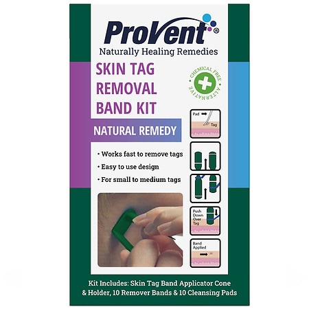 Werkwijze Lijm draagbaar ProVent Skin Tag Removal Band Kit | Walgreens
