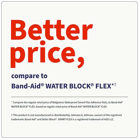 WATER BLOCK® Large Flex Waterproof Adhesive Pads