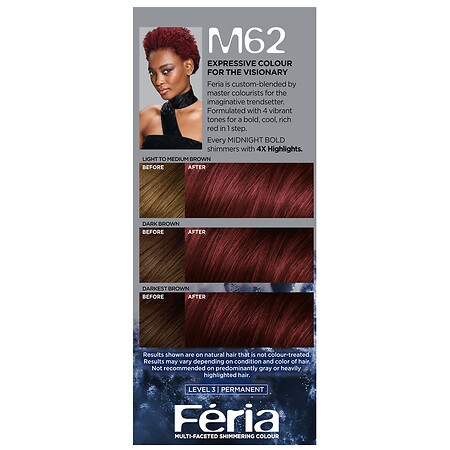 L'Oreal Paris Feria Midnight Bolds Multi-Faceted Permanent Hair Color,  Blood Moon | Walgreens