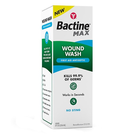 Bactine Max First Aid Antiseptic Wound Wash