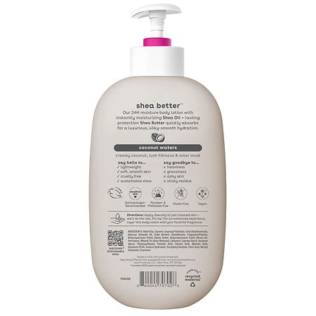 eos Shea Better 24 Hour Moisture Body Lotion Coconut Waters