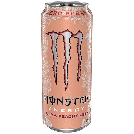 Monster Energy Ultra Peachy Keen, Sugar Free Energy Drink